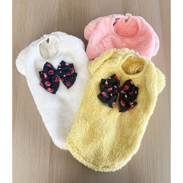 いちごリボンボアジャケット【卸サイトセール】