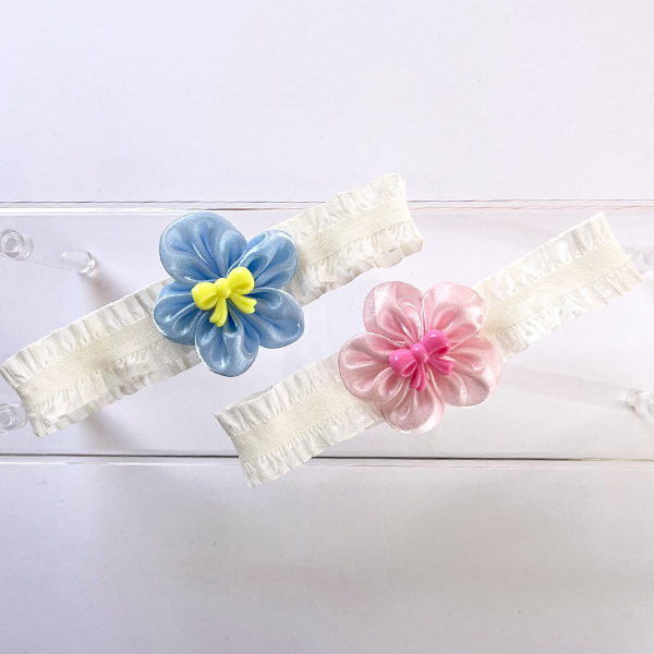 花に小さなリボン・プチプラシュシュ(12本入)【卸サイトセール】