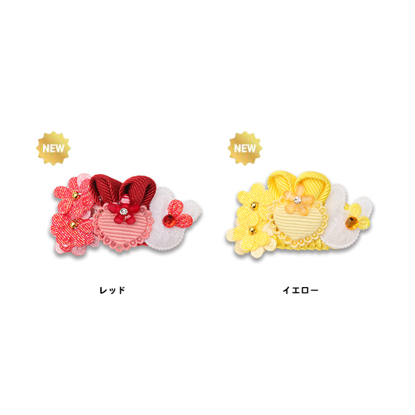 AC-045 うさぎデコレーションパッチン【2026春小売りアクセサリー】【3月入荷予定】