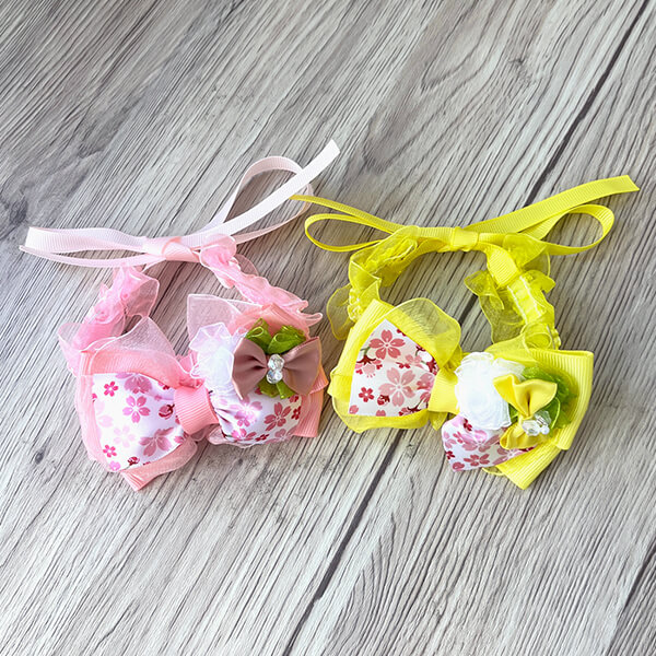 【SALE★20％OFF】さくら・フリルネックチョーカー(12本入)