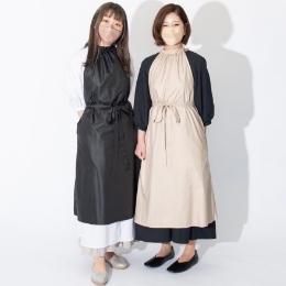 数量限定★即納可能 《日本製》ホルターネックエプロンドレス