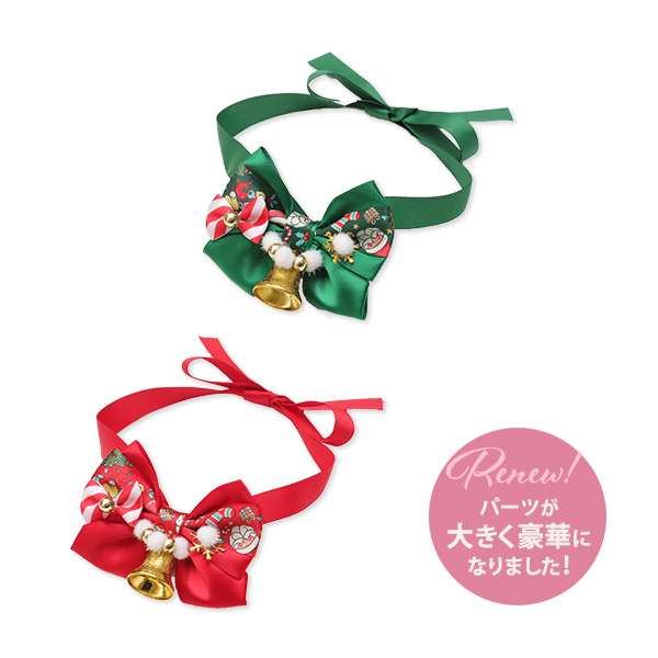 XNR-2504LONGポップクリスマス・ネックチョーカーロング（結ぶタイプ）(6本入)【2025秋冬・シーズナル】【クリスマス・お正月】