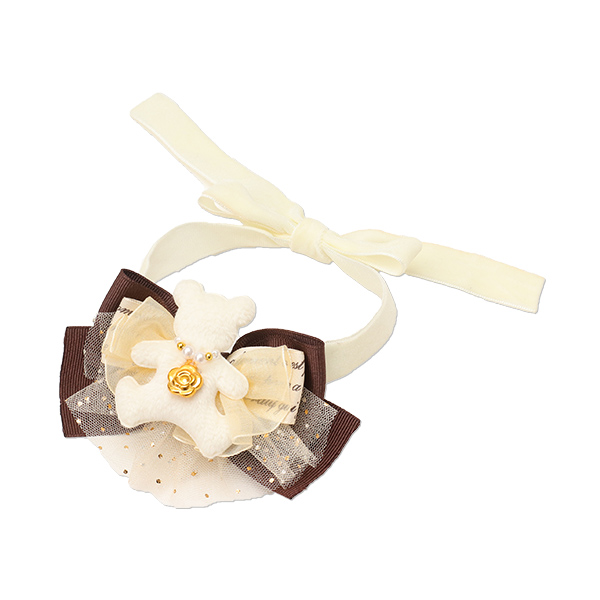 AC-044 くまリボンチョーカー【2025冬小売りアクセサリー】