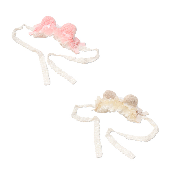 HD-033 ベビくまヘッドドレス【2025冬小売りアクセサリー】